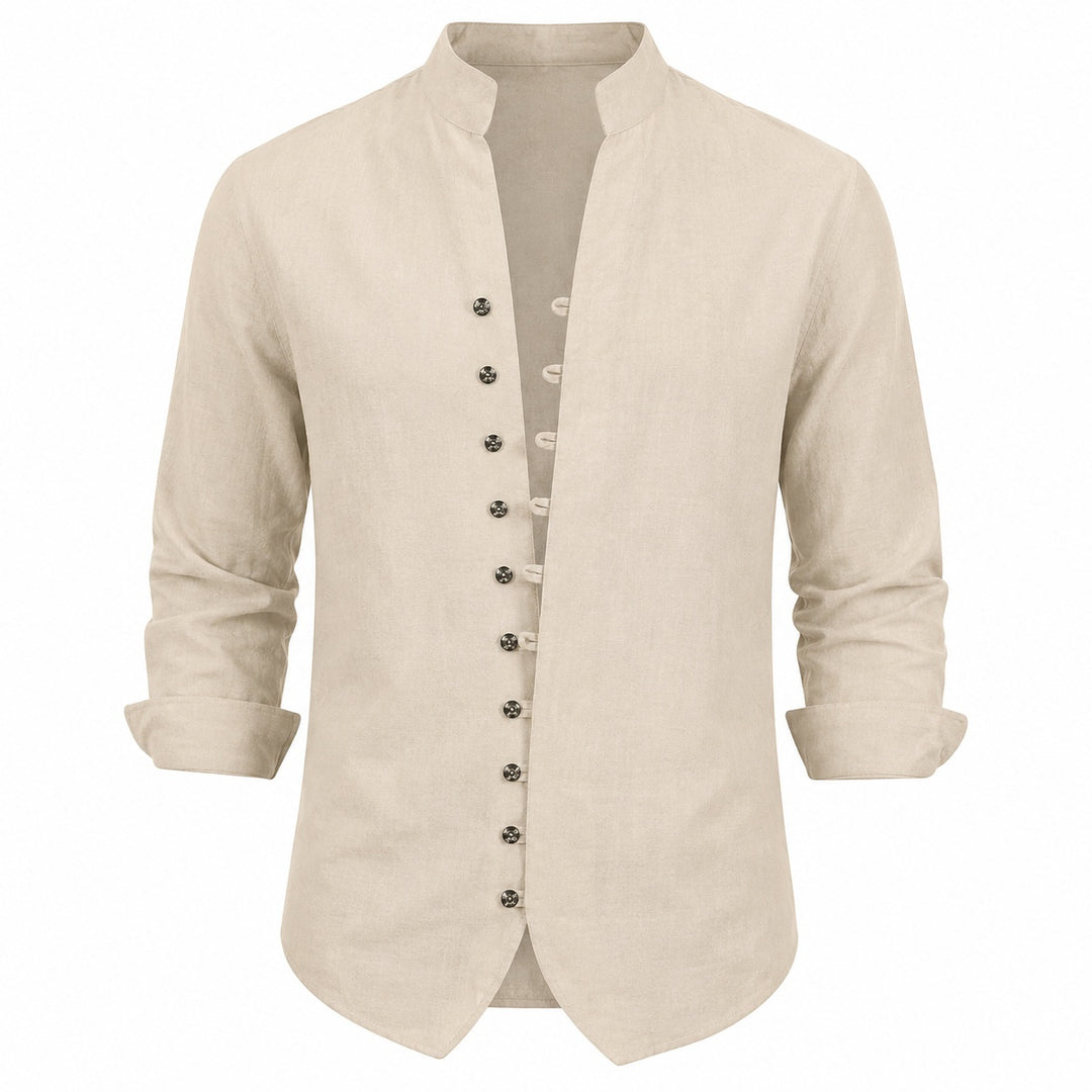 Seaside Band-Collar Shirt — ce_wb_01
