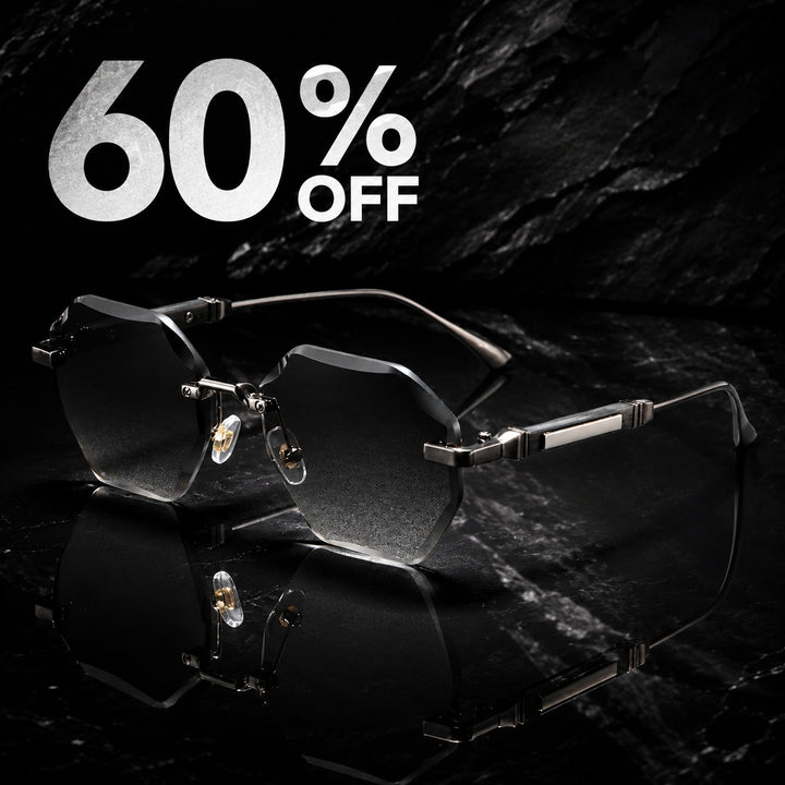 Sfaccettato Rimless Polygon Sunglasses — ce_metastatic_05