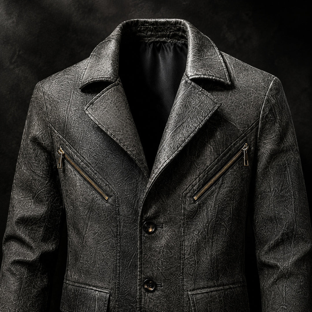 Sidecar Notch-Lapel Leather Blazer — ce_metastatic_01
