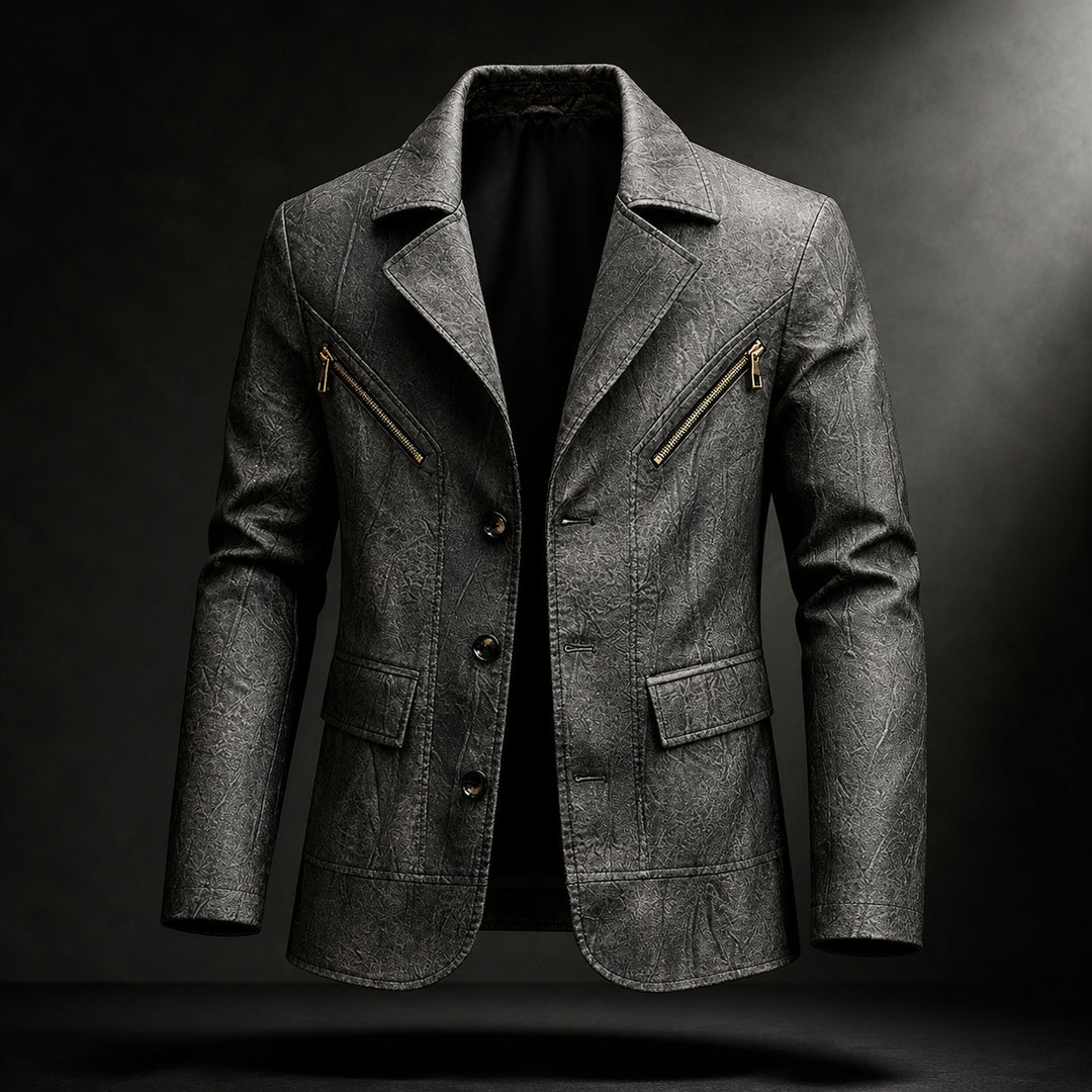Sidecar Notch-Lapel Leather Blazer — ce_metastatic_03