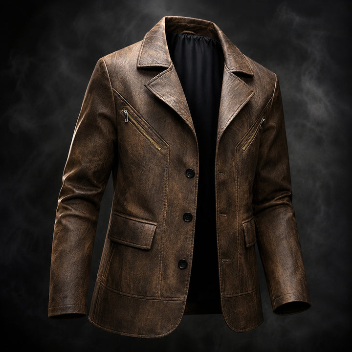 Sidecar Notch-Lapel Leather Blazer — ce_metastatic_06
