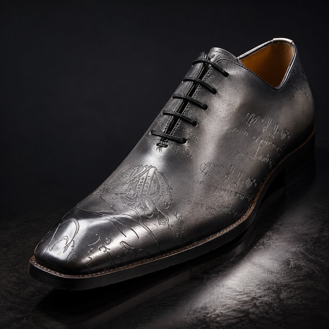 Stemma Engraved Oxford Shoes — ce_metastatic_03