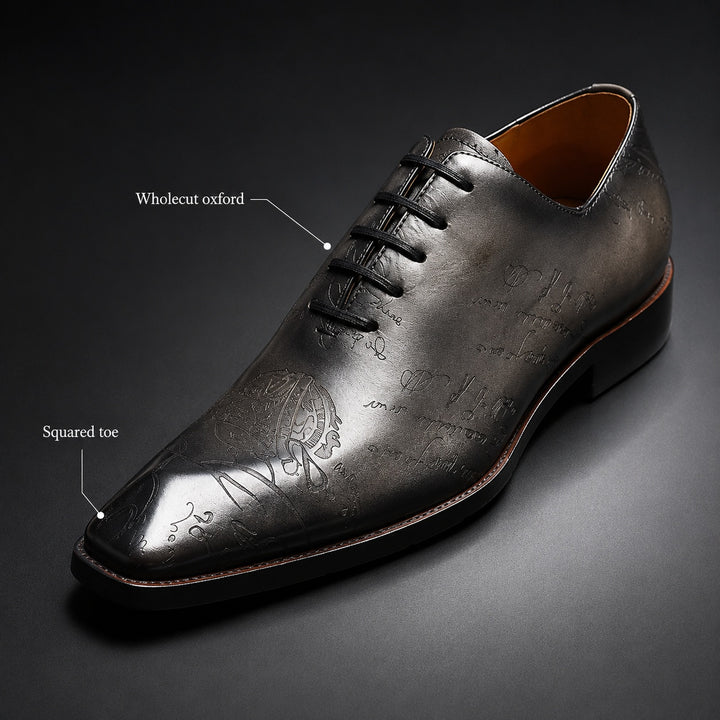 Stemma Engraved Oxford Shoes — ce_metastatic_05