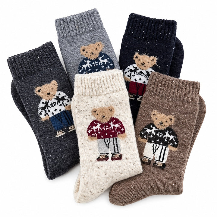 Storybook Bear Wool Socks — ce_wb_01