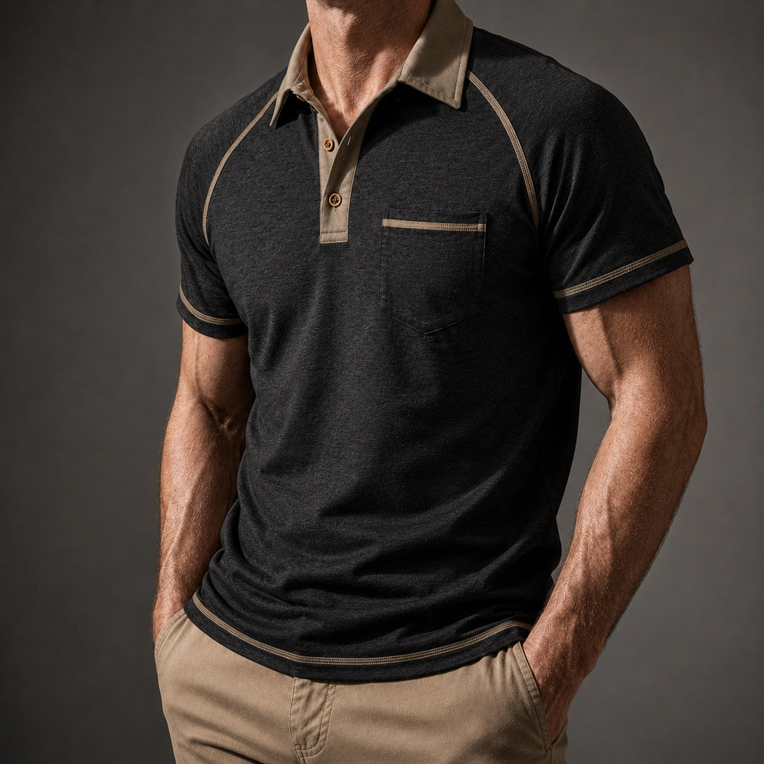 Taschino Contrast-Collar Polo Shirt — ce_studio_01