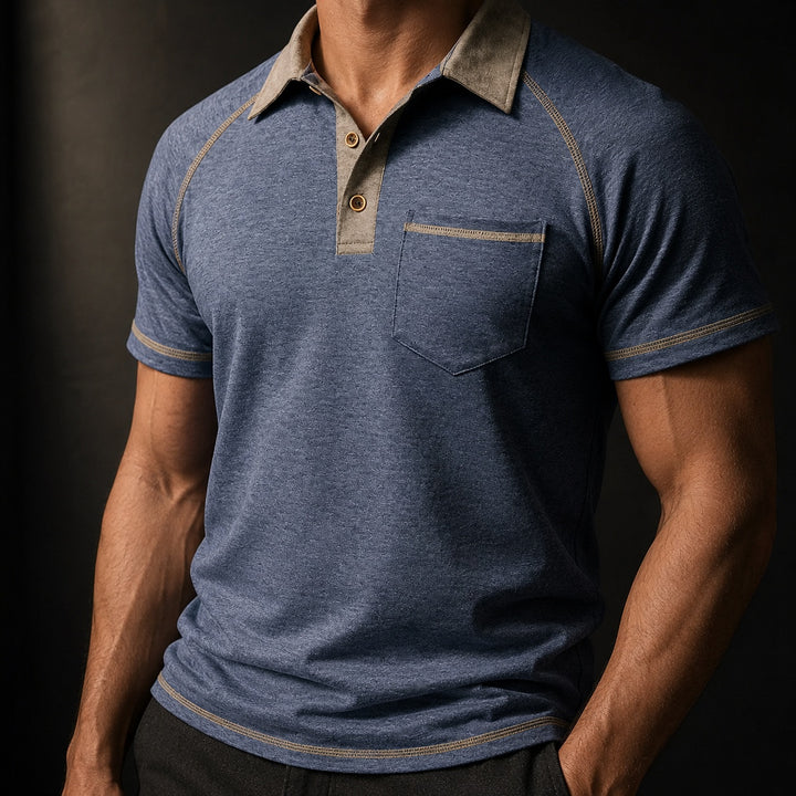 Taschino Contrast-Collar Polo Shirt — ce_metastatic_07
