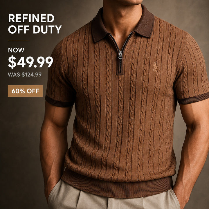 Treccia Cable-Knit Zip Polo — ce_metastatic_01