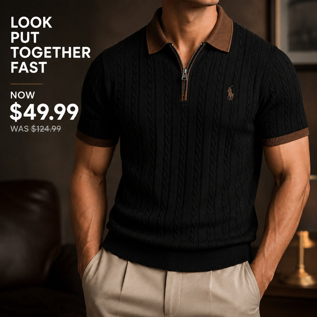 Treccia Cable-Knit Zip Polo — ce_metastatic_04