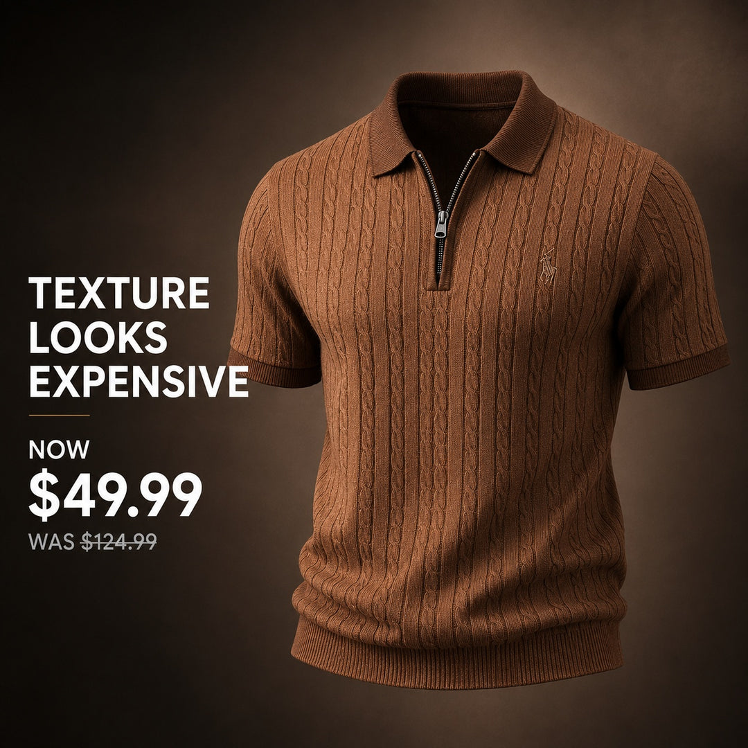 Treccia Cable-Knit Zip Polo — ce_metastatic_07