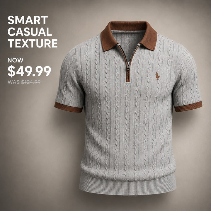 Treccia Cable-Knit Zip Polo — ce_metastatic_08