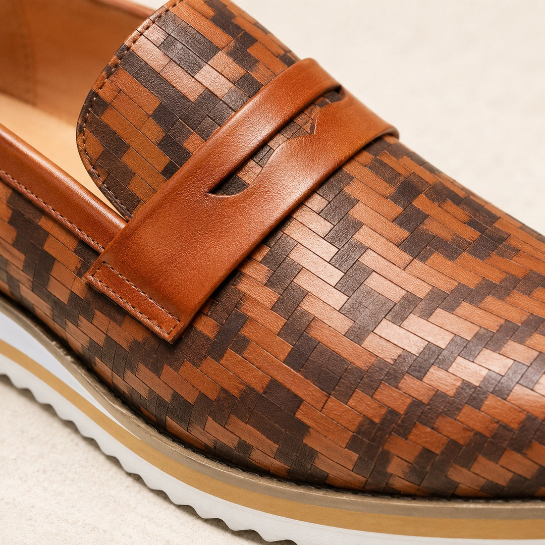 Trecento Woven Penny Loafers — ce_metastatic_01