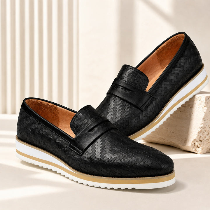 Trecento Woven Penny Loafers — ce_metastatic_01