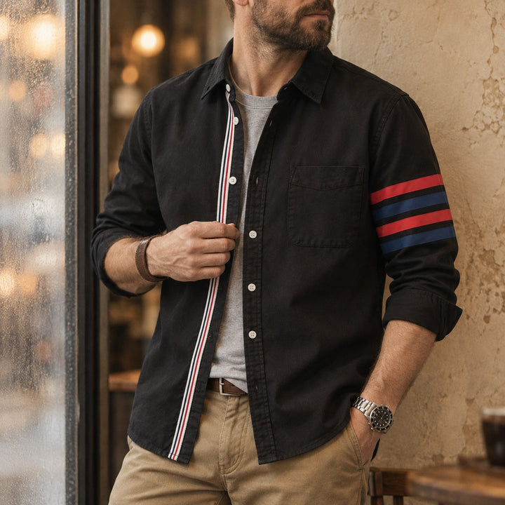Varsity Stripe Shirt — ce_maiden_01