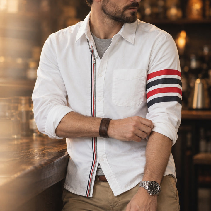 Varsity Stripe Shirt — ce_maiden_01