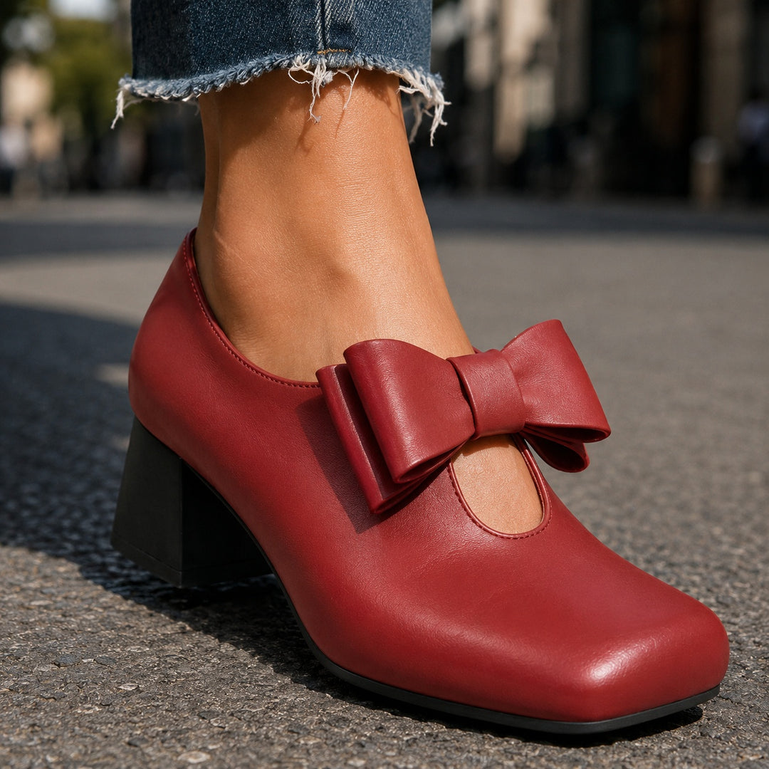 Vezzosa Bow Square-Toe Mary Janes — ce_brooklyn_s2_01