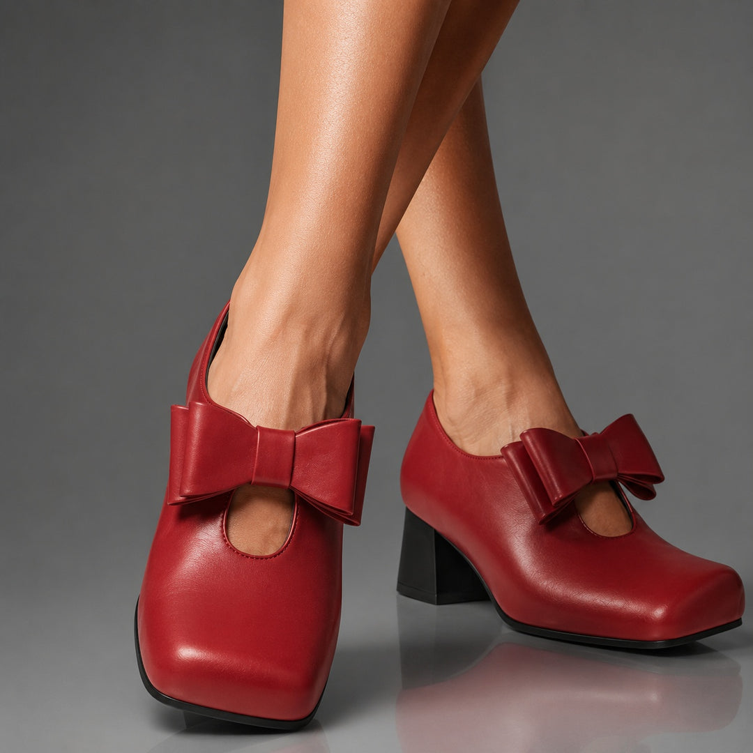 Vezzosa Bow Square-Toe Mary Janes — ce_brooklyn_s3_01