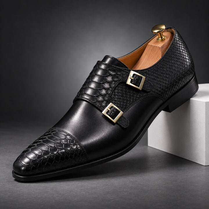 Viperine Monk Strap Shoes — ce_angle_01