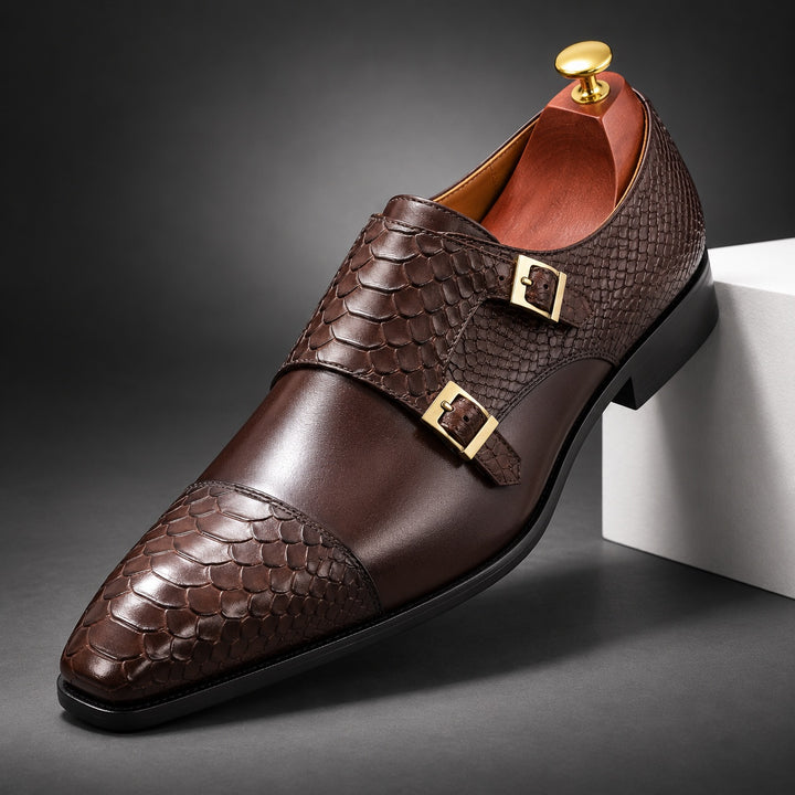 Viperine Monk Strap Shoes — ce_angle_01