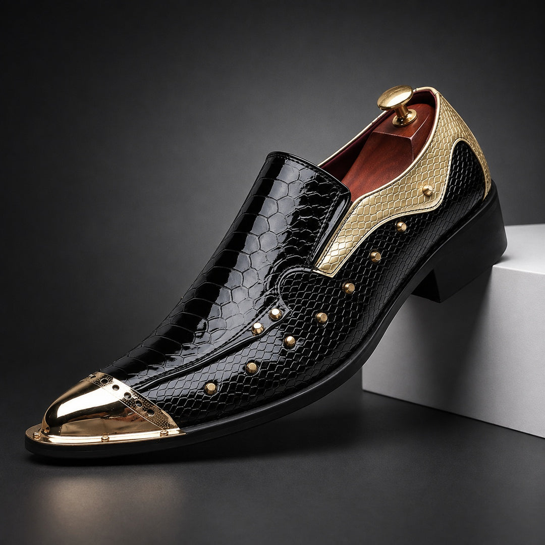 Vittorio Scaled Loafers — ce_angle_01