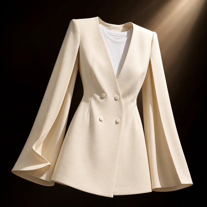 Wren Cape-Sleeve Blazer Dress — ce_soul_s3_01