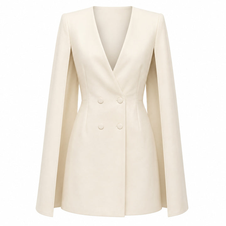 Wren Cape-Sleeve Blazer Dress — ce_wb_01