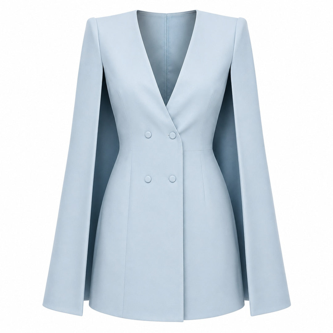 Wren Cape-Sleeve Blazer Dress — ce_wb_01