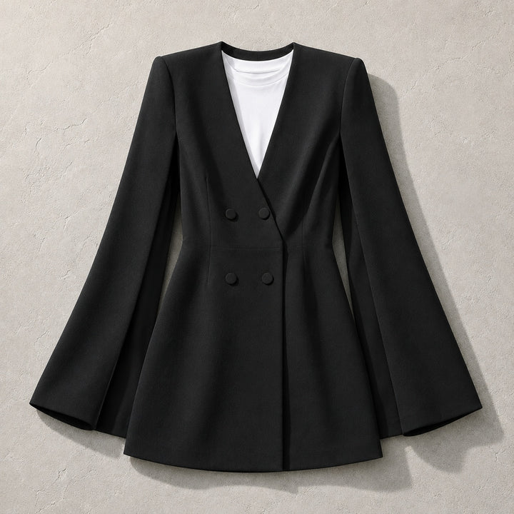 Wren Cape-Sleeve Blazer Dress — ce_soul_s1_01