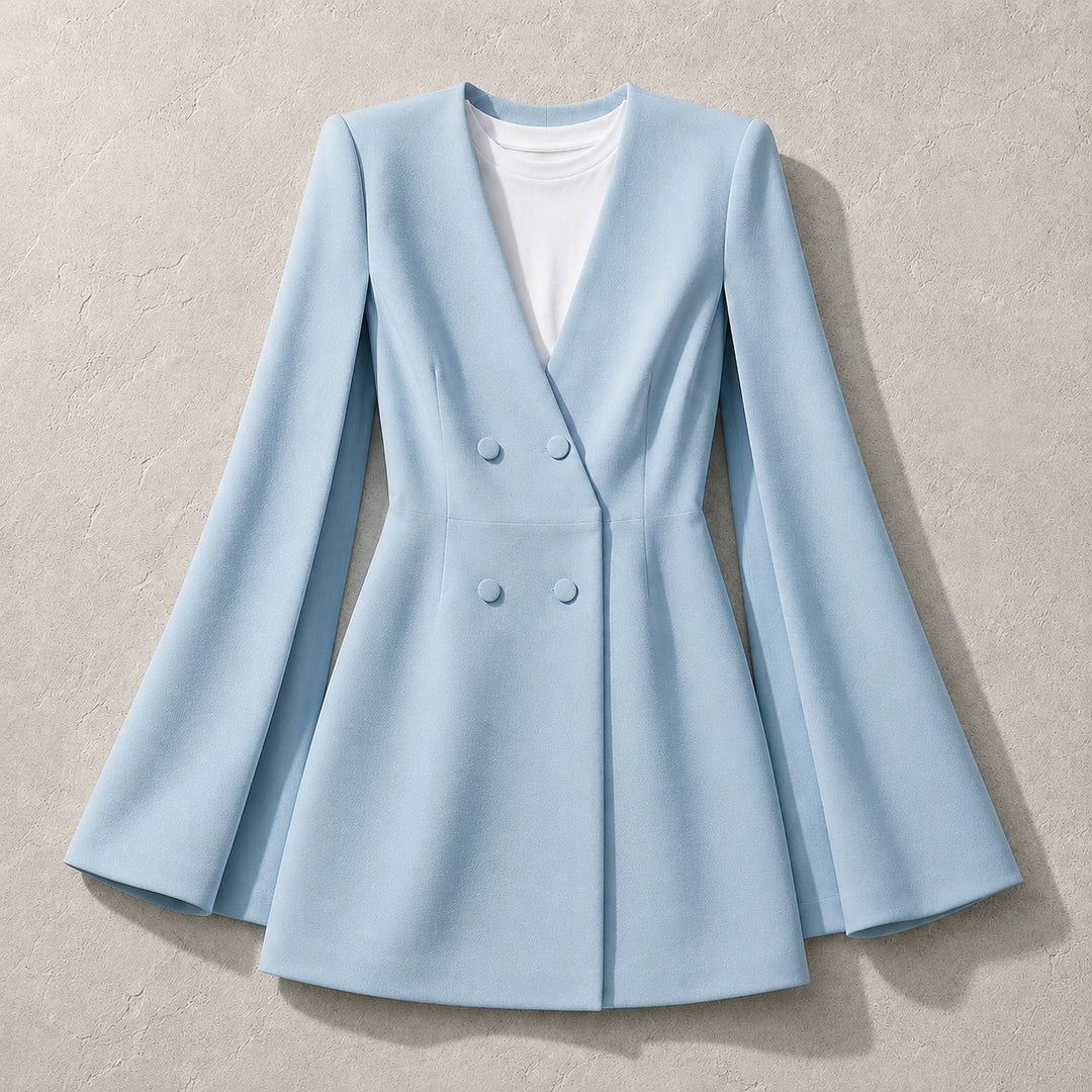 Wren Cape-Sleeve Blazer Dress — ce_soul_s1_01