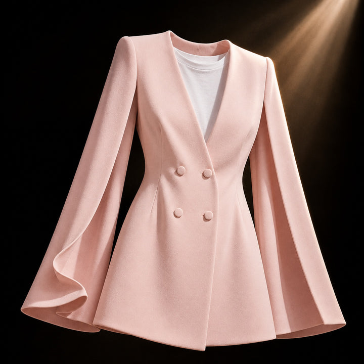 Wren Cape-Sleeve Blazer Dress — ce_soul_s3_01